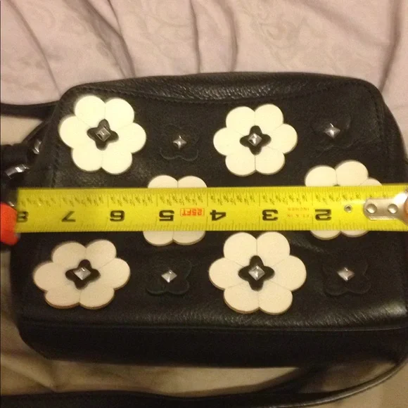 Rebecca Minkoff Black and Cream Crossbody Bag - Picture 10 of 12